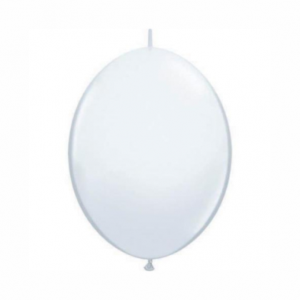 Balón Biely naväzovací Qlink 6´´ 